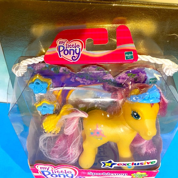 MY LITTLE PONY G3 NWT VTG 2004 TOYS R US EXCLUSIVE SPARKLESNAP PONY FIGURE - Picture 12 of 16